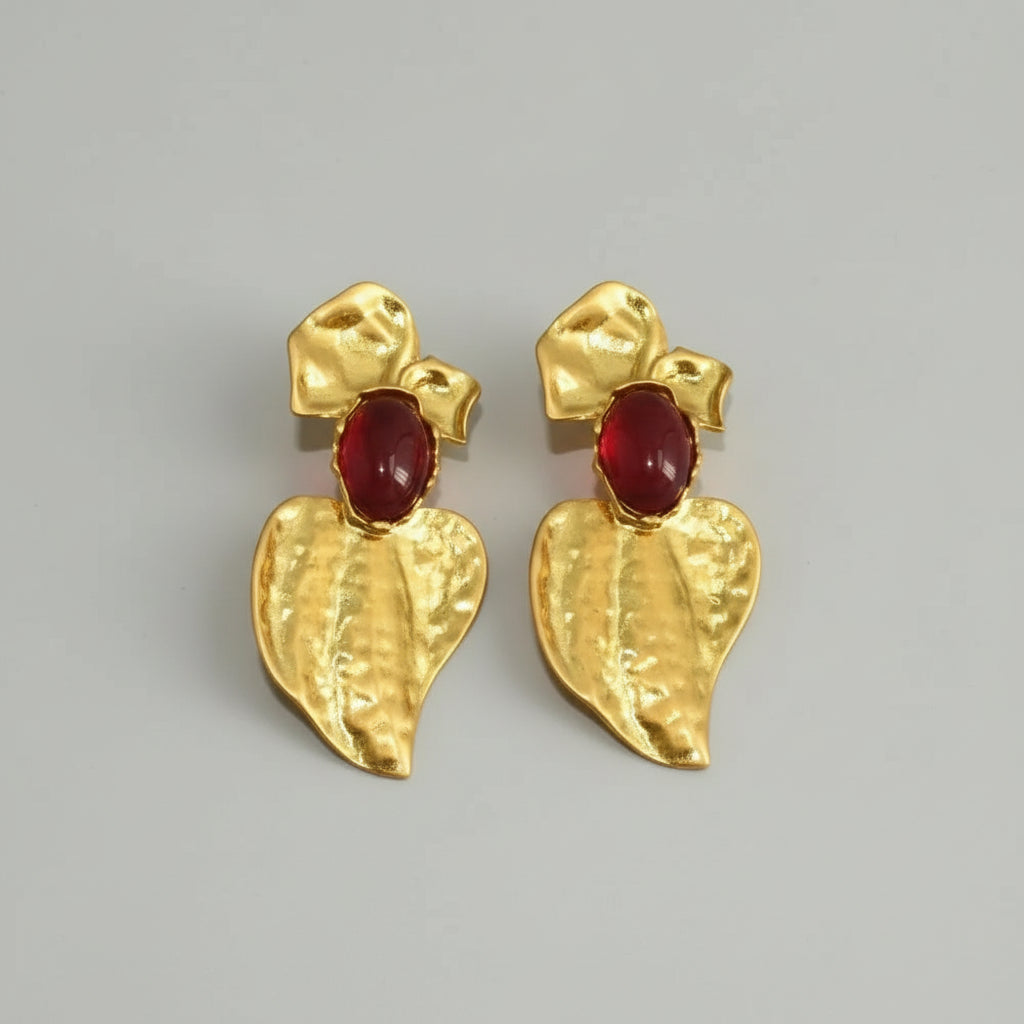 Leaf Shaped Earrings