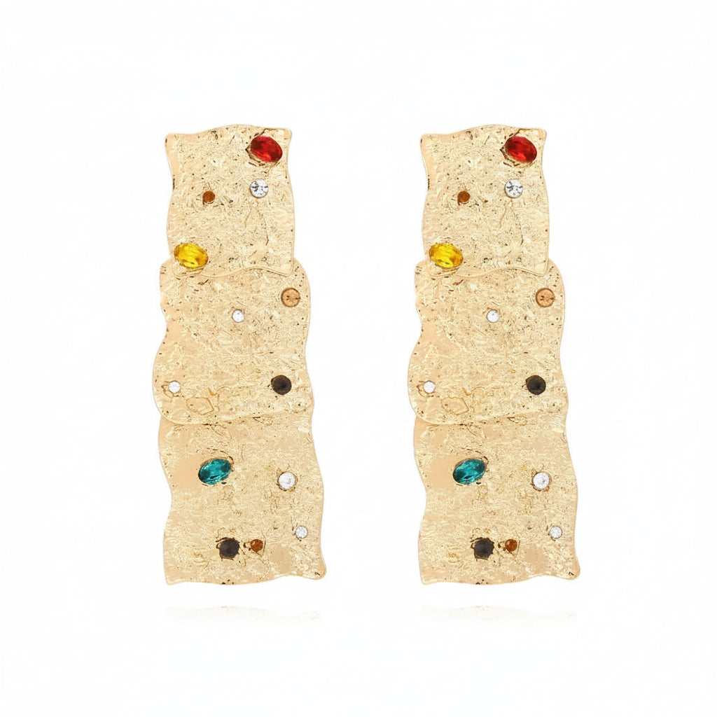 Geometric Texture Earrings