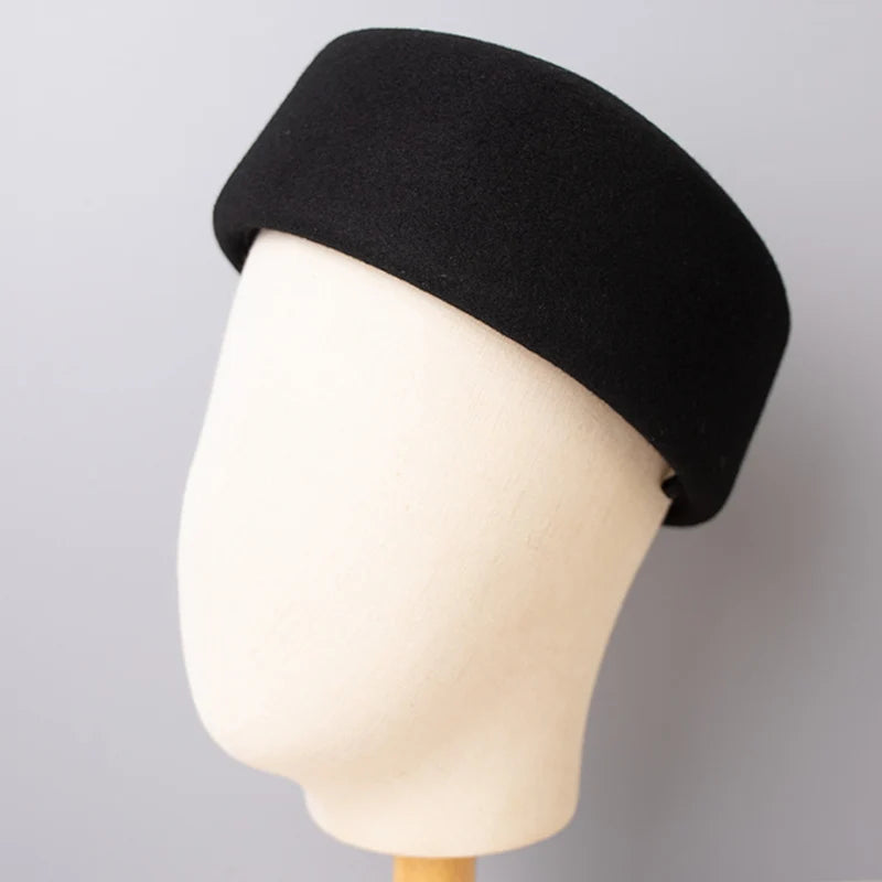 Wool Pillbox Hat
