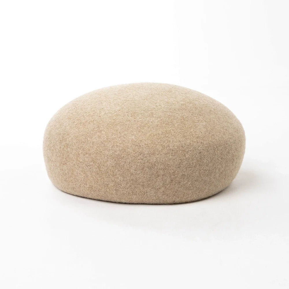 Pillbox Wool Hat
