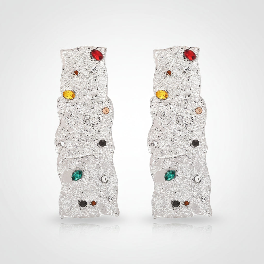 Geometric Texture Earrings