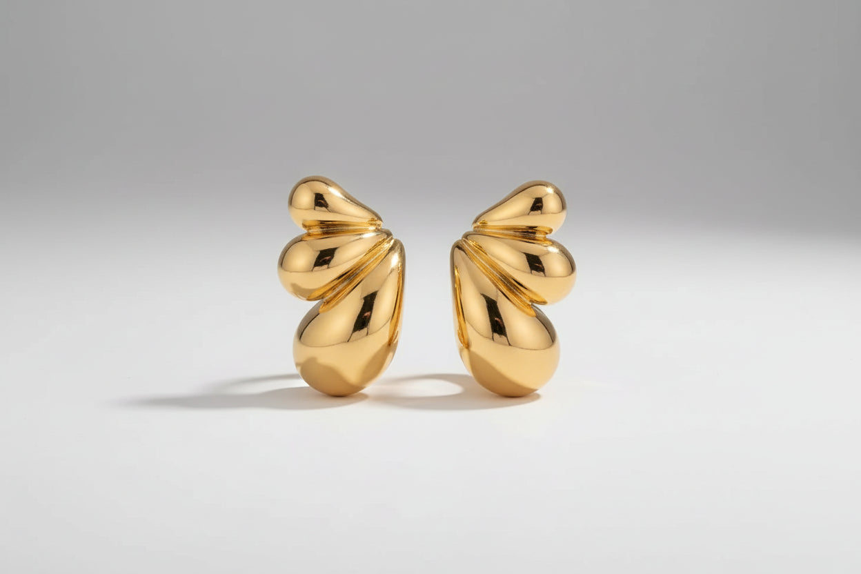 Chunky Petals Earrings