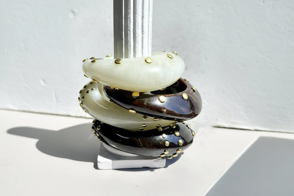 Acrylic Studded Bracelets