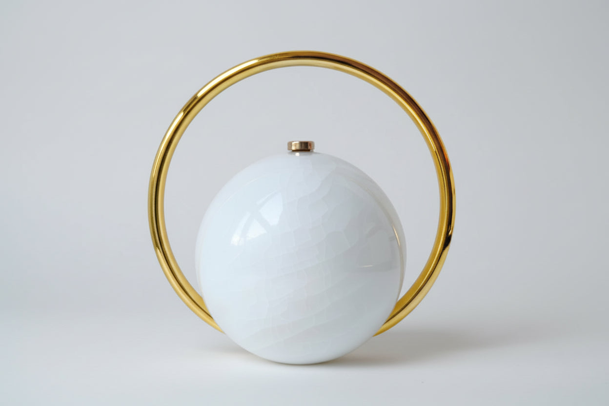 Marble Effect Spherical Hand Bag