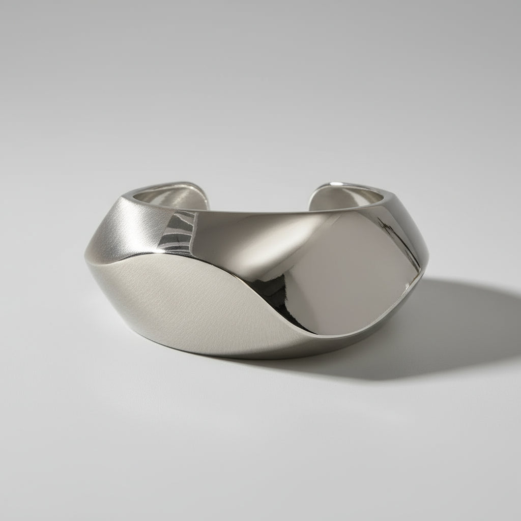 Statement Open Bangle Bracelet