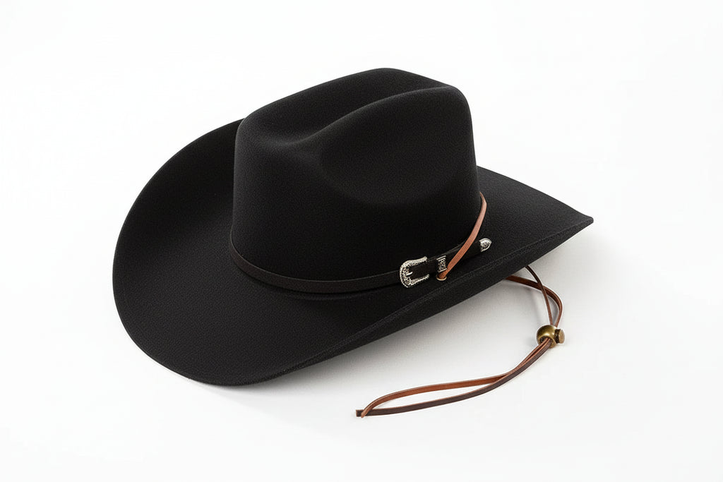 Wool Cowboy Hat With Strap