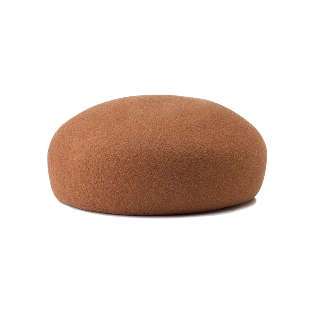 Wool Beret Pillbox Hat