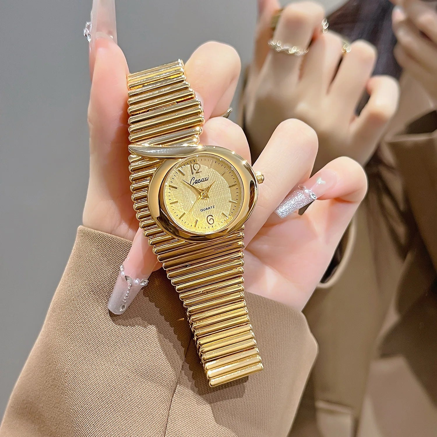 C Curve Stripped Watch