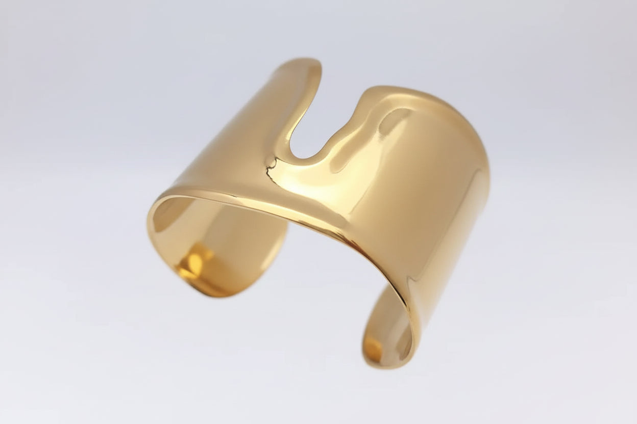 Open Cuff Bracelet and Ring