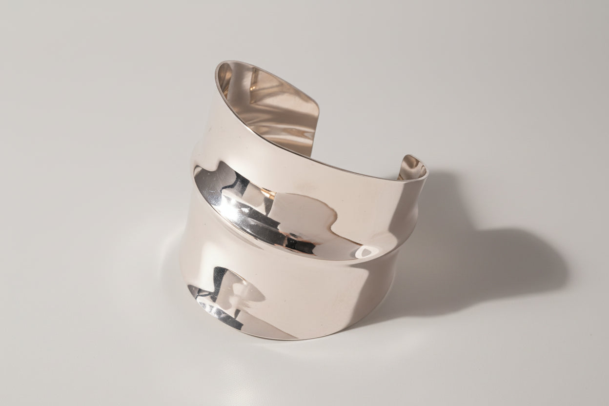 Statement Concave Chunky Bracelet