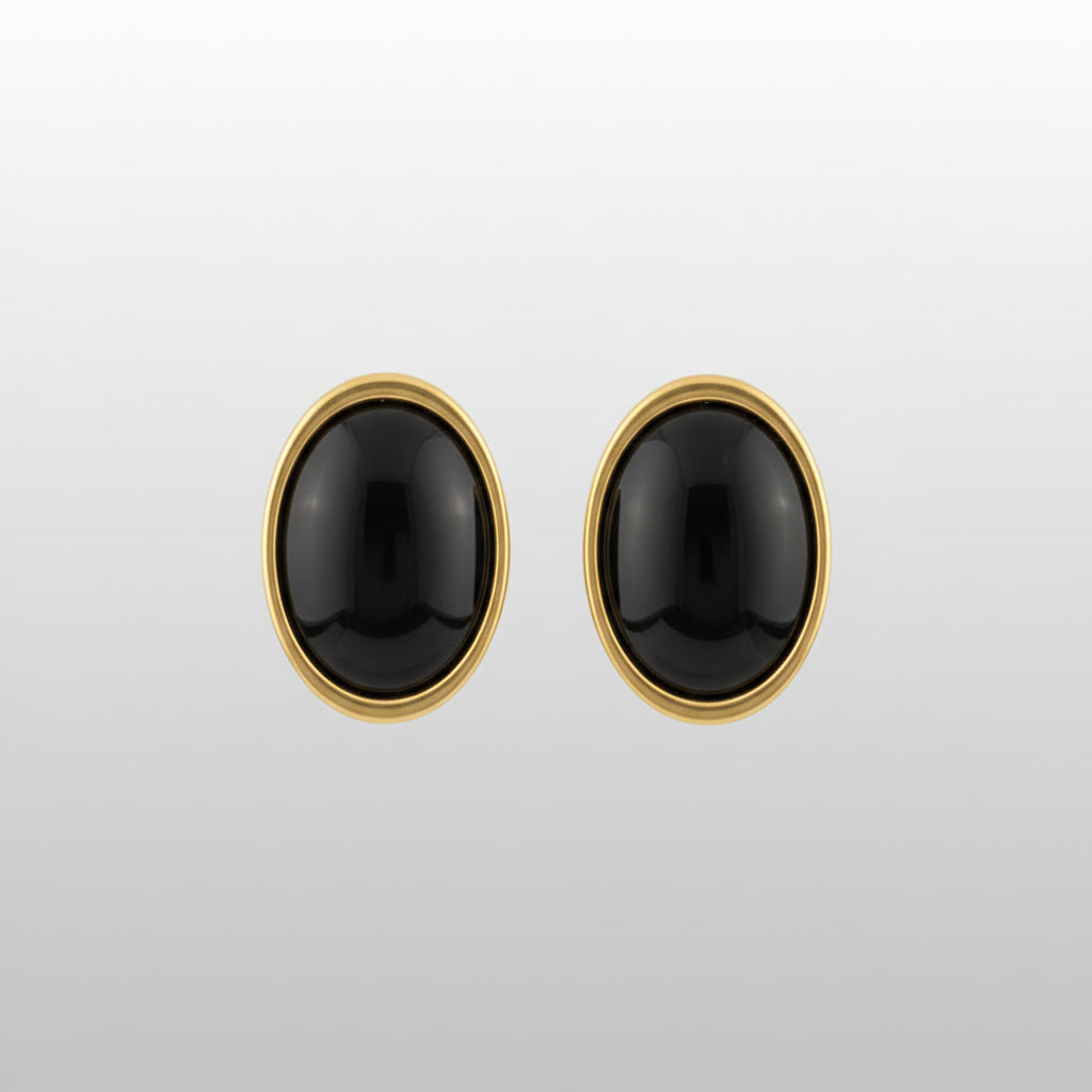 Oval Resin Earrings