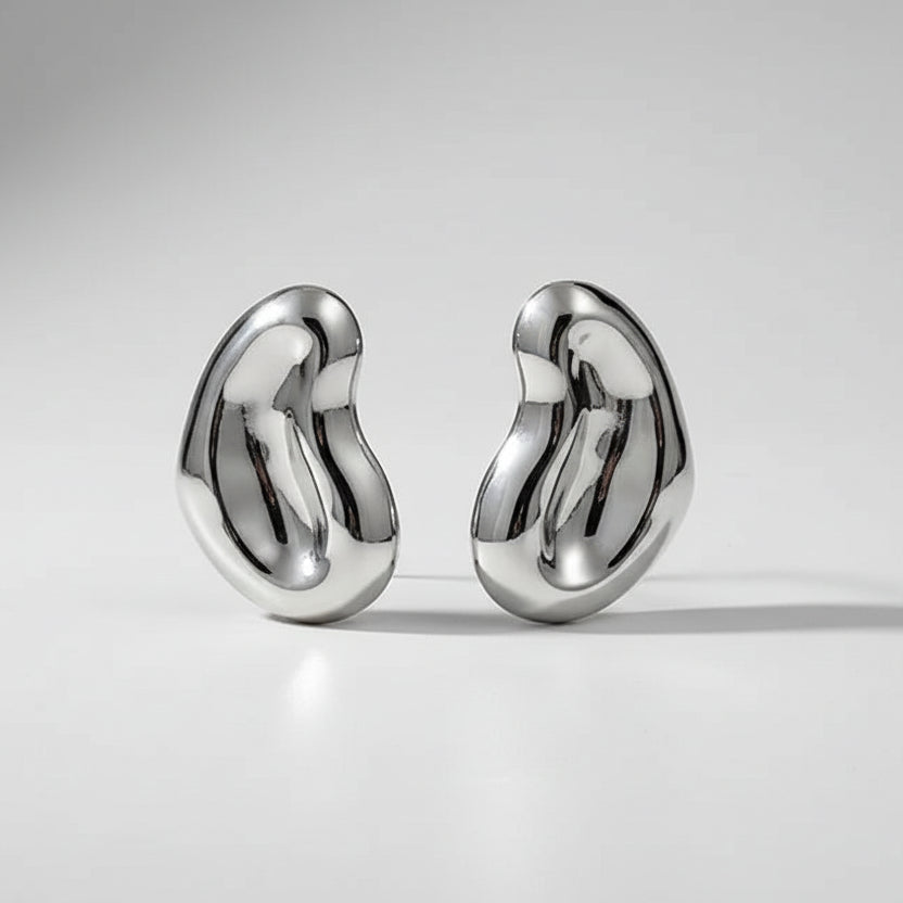 Statement Chunky Organic Form Earrings