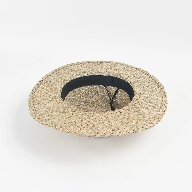 Natural Salted Grass Sun Hat