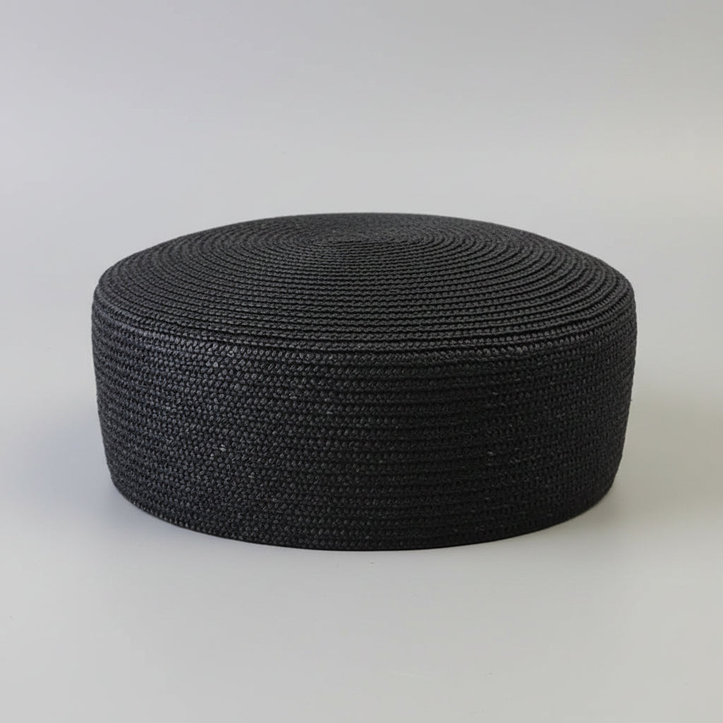 Woven Pillbox Hat