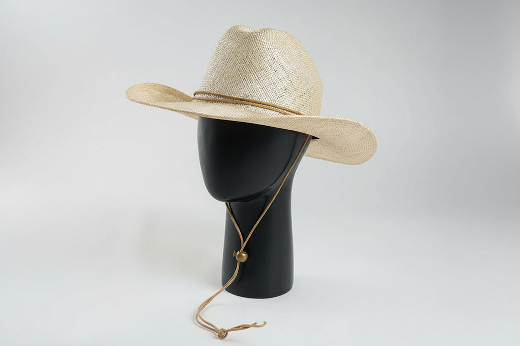 Wide Brim Straw Fedora Hat