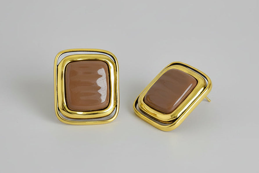 Square Statement Earrings