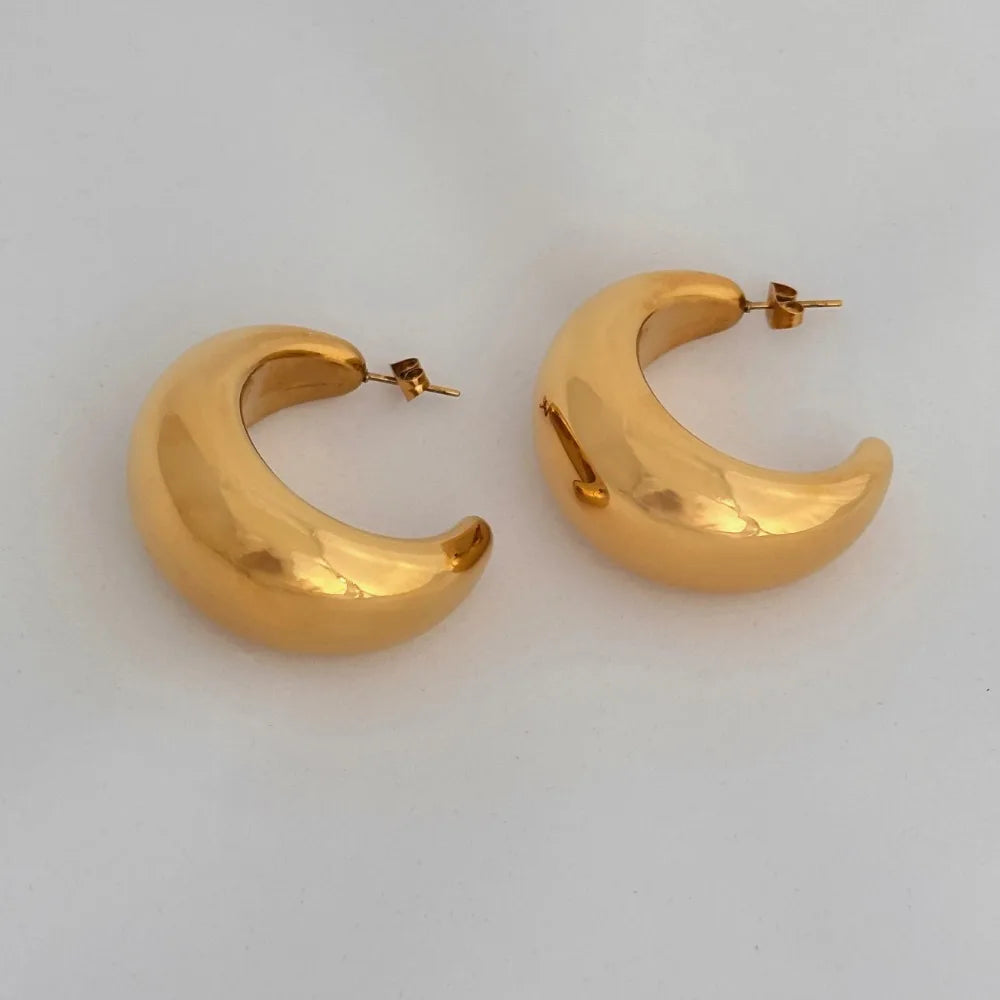 Half Moon Arc Earrings