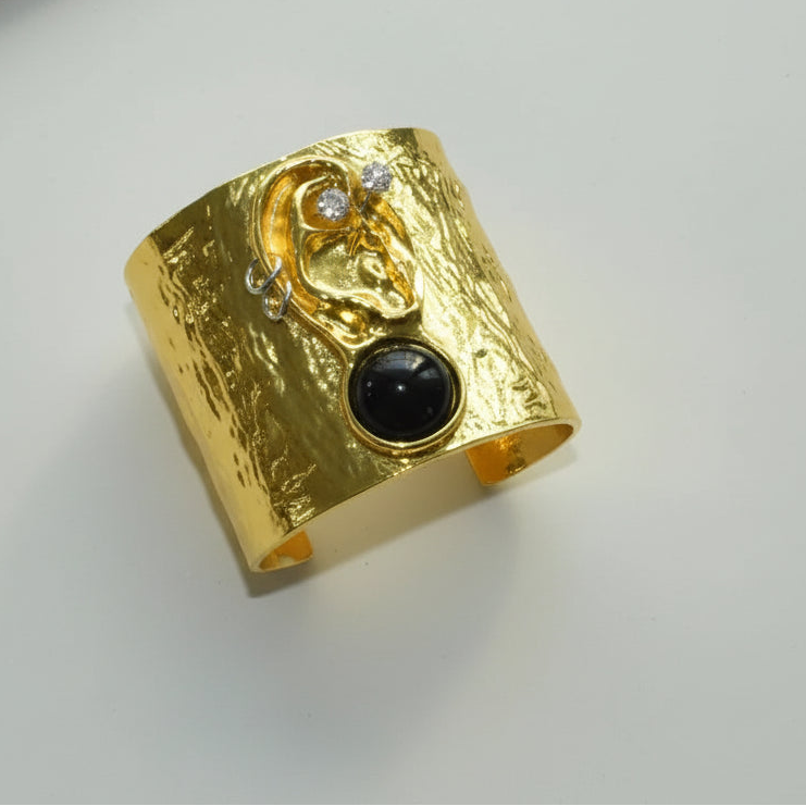 Baroque Pierced  Ear Bracelet