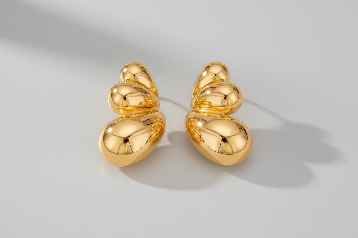 Chunky Petals Earrings