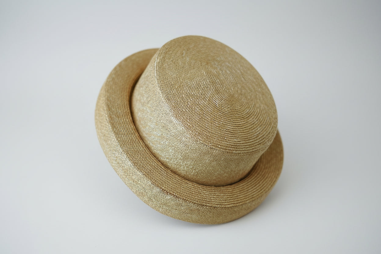 Straw Fedora Geometric Hat