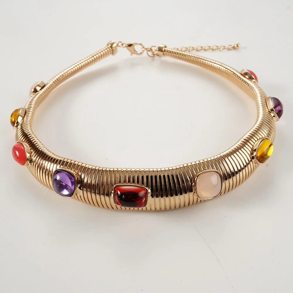 Chunky Chain With Crystals