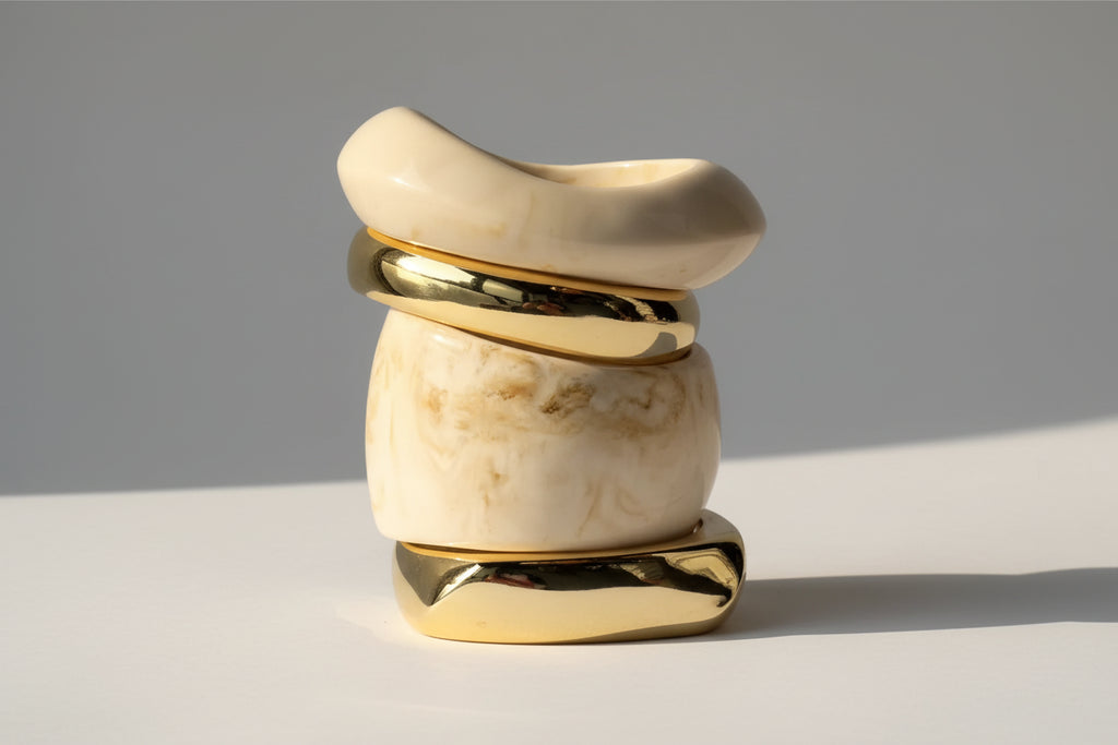 Chunky Wide Resin Bracelets