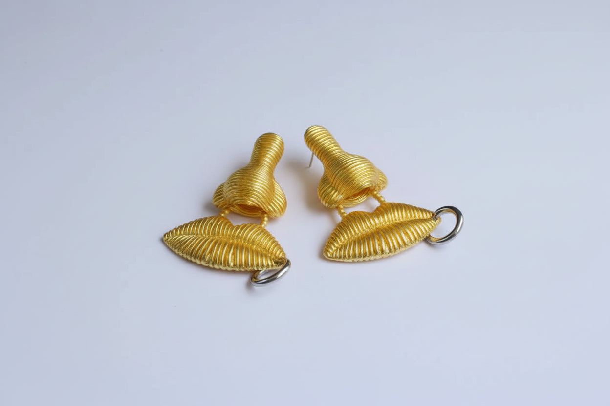 Nose & Lips Statement Earrings